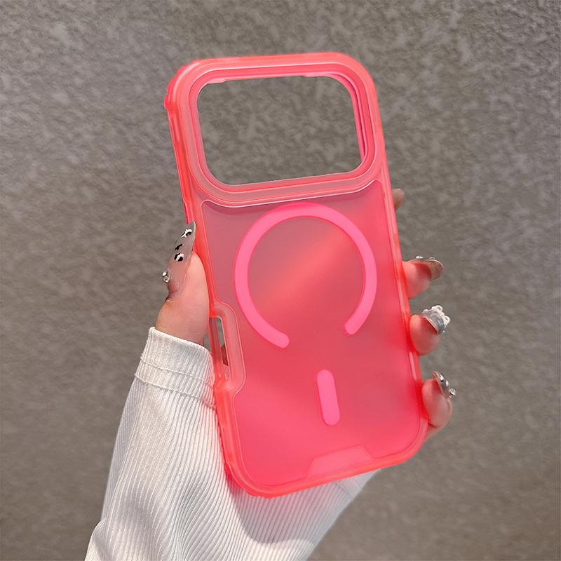 Matný Cukrový Magnetický Bezdrátové Nabíjení Průhledný Kryt Pro iPhone 17 Air 17 Pro Max Pro Magsafe Nárazuvzdorný 3 v 1 Pancéřový Kryt