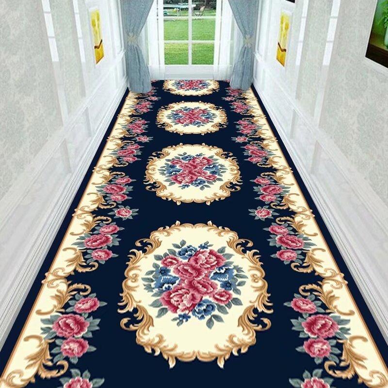 

Nordic Villa противоскользящий ковер для лестницы коврик для прихожей моющийся коврик для дверного проема индивидуальный коврик для прохода украшение дома длинные ковры для дорожек 60x200cm 23.6x78in