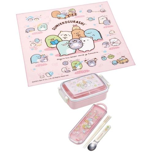 Skater Children's Lunch Cloth, 43x43cm, Made in Japan, Sumikkogurashi Mole House Design, KB4-A