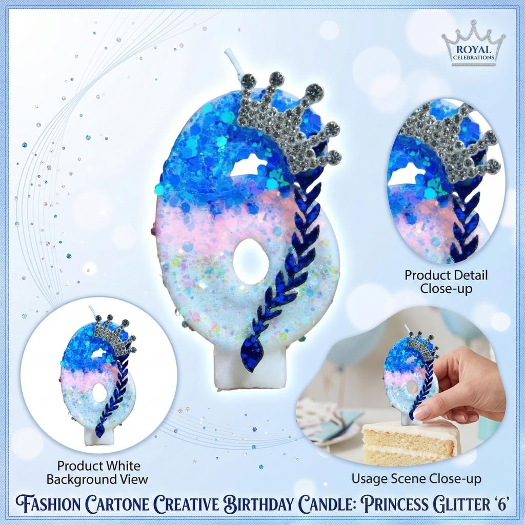 Fashion Cartoon Creative Birthday Candles Party Digital Candles
