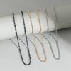 Simple Beads Chain Necklace for Men Trendy Chains Accessories On the Neck 2026 Fashion Male Daily Decoration Jewelry Boy Gifts