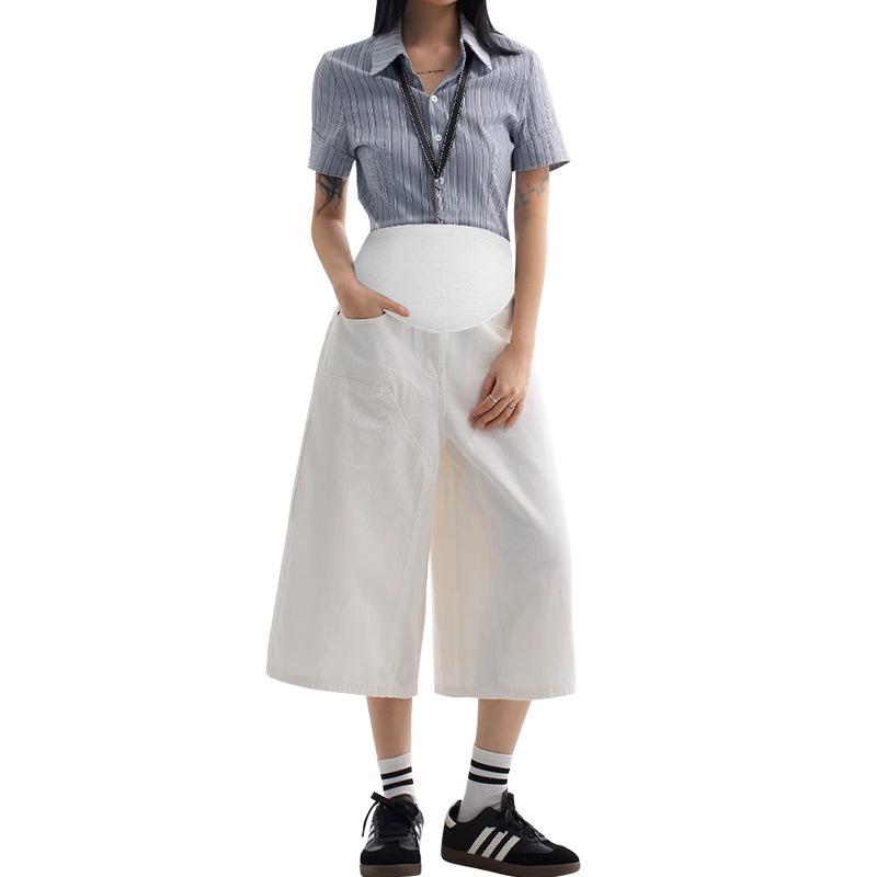Korean Style Maternity Three-Quarter Summer Pants (2026) XL