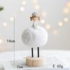 Christmas Plush Angel Girl Pendant Christmas Angel Decoration Desktop Ornament White Pink Angel Pendant New Year 2025