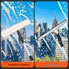 Stainless Steel Glass & Window Cleaning Scraper with Retractable Squeegee