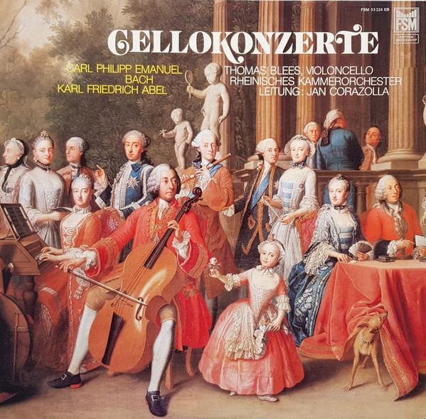 

LP Record CARL PHILIPP EMANUEL BACH KARL FR Cellokonzerte FSM53224EB FSM 1981 Germany Classical Used