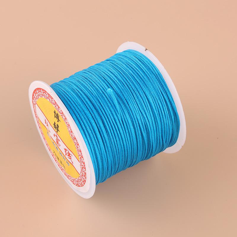 Boting Jade No. 72 0.8mm Nylon Thread for DIY Braided Cord Bracelet Weaving and Pendant Making.