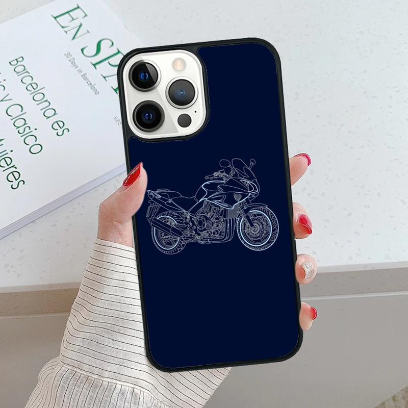 Motorcycle Motorbike Phone Case cover For iPhone SE2020 15 16 14 13 Pro Max Coque 12 11 Pro Max For Apple 8 PLUS 7 fundas