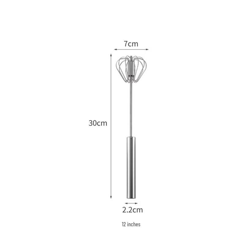 

ZhiShi 304 Stainless Steel Semi-Automatic Whisk