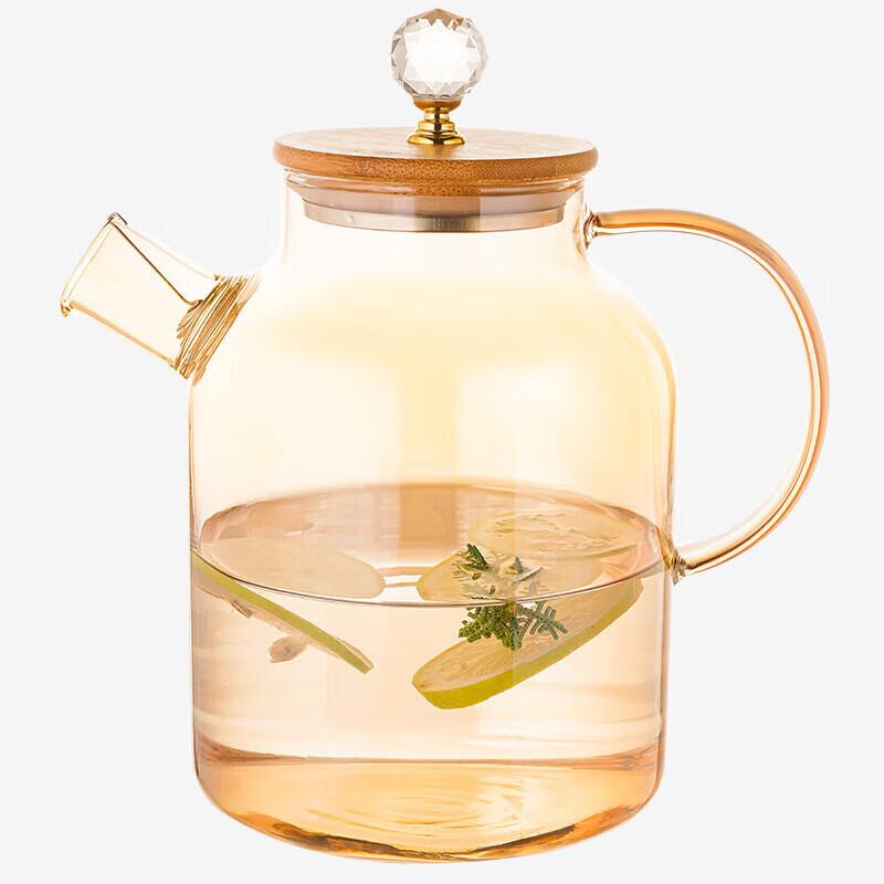 Green Apple GPH25HA Borosilicate Glass Water Pitcher