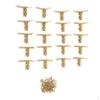 10 Pair Folding Mechanism Hardware Fitting Hinges for Spring Standing Desk -