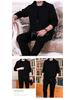 Men's Winter Two-Piece Cardigan Hoodie Sports Suit