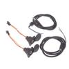 DC2.1/2.5 Elektrische Fiets Oplaadkop Li-On Batterij Uitgangskabel 36V/48V Ronde Man en Vrouw Basis Oplader Stekkerdoos