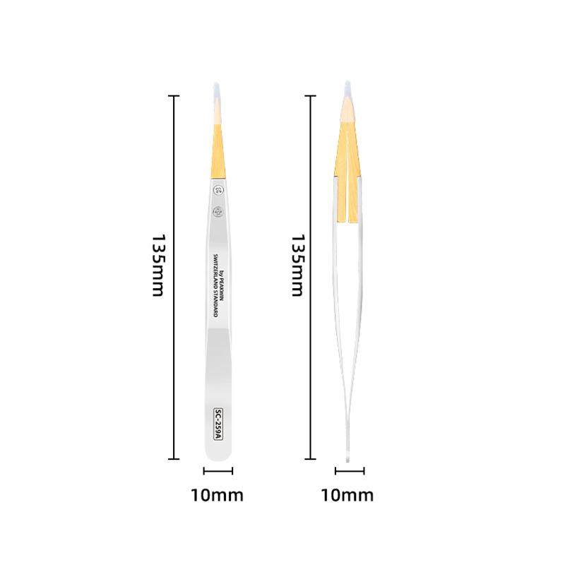 

Высококачественный легкий пинцет с заостренными кончиками Профессиональный инструмент для ремонта часов Легкий в обращении для прецизионной работы
