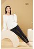 Women's Thick Fleece-Lined Wool-Blend Pants, Ideal for Winter Outdoor Wear, Extra-Warm and Cozy.