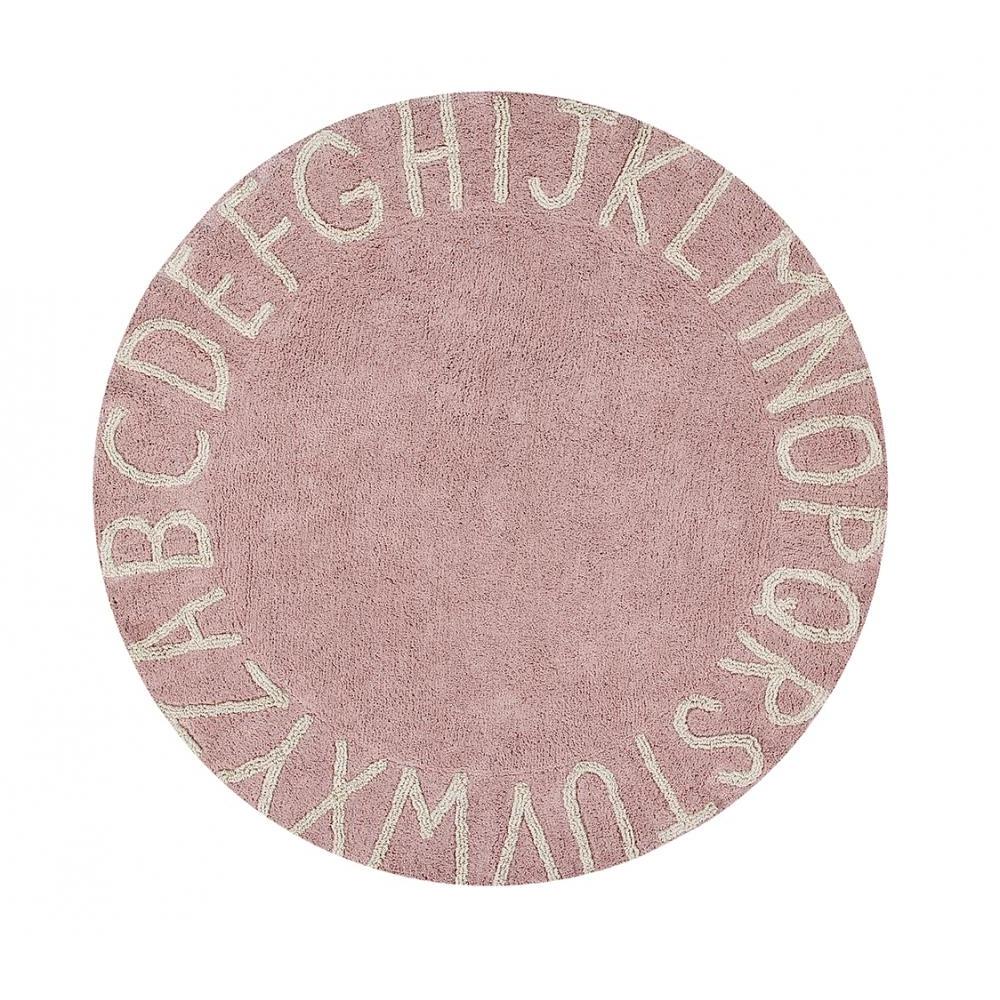 

Carpet Lorena Canals C-abc-vnn Alphabet Round Abc Pink 150 Cm