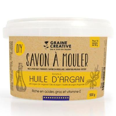 Molding Soap - Graine Créative - Argan Oil - 500 G - DIY - Rich In Fatty Acids