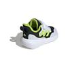 Adidas Fortarun 2.0 Fabric Comfortable Versatile Non-Slip Durable Low-Top Walking Shoes Baby Shoes Black Green IF4107