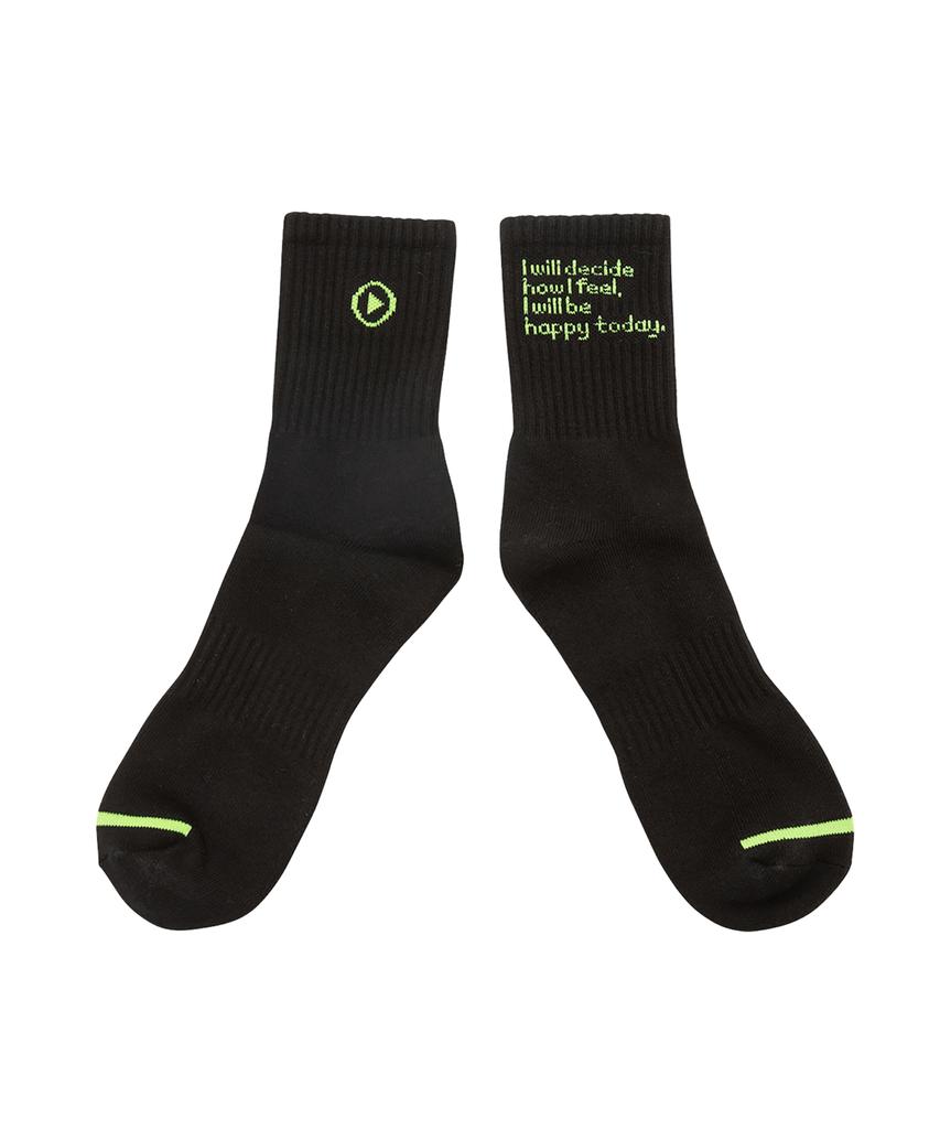 Gesison Signature Socks_Black Logo