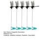 1/5/10 szt. Sztuczna dekoracja ważki Odporna na warunki atmosferyczne Odstraszacz much Symulowany model ważki Dekoracja 3D ważki do ogrodu wewnętrznego/zewnętrznego