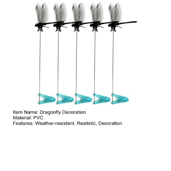 1/5/10 Stück Gefälschte Libellen Dekoration Wetterfest Fliegenabwehr Simuliertes Libellenmodell Innen Außen Garten 3D Libellen Ornament