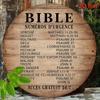 Bible Emergency Numbers French Vintage Wood Style Tin Sign  Vintage Durable Metal Plaque Wall Decor Home Office Bar Man Cave W