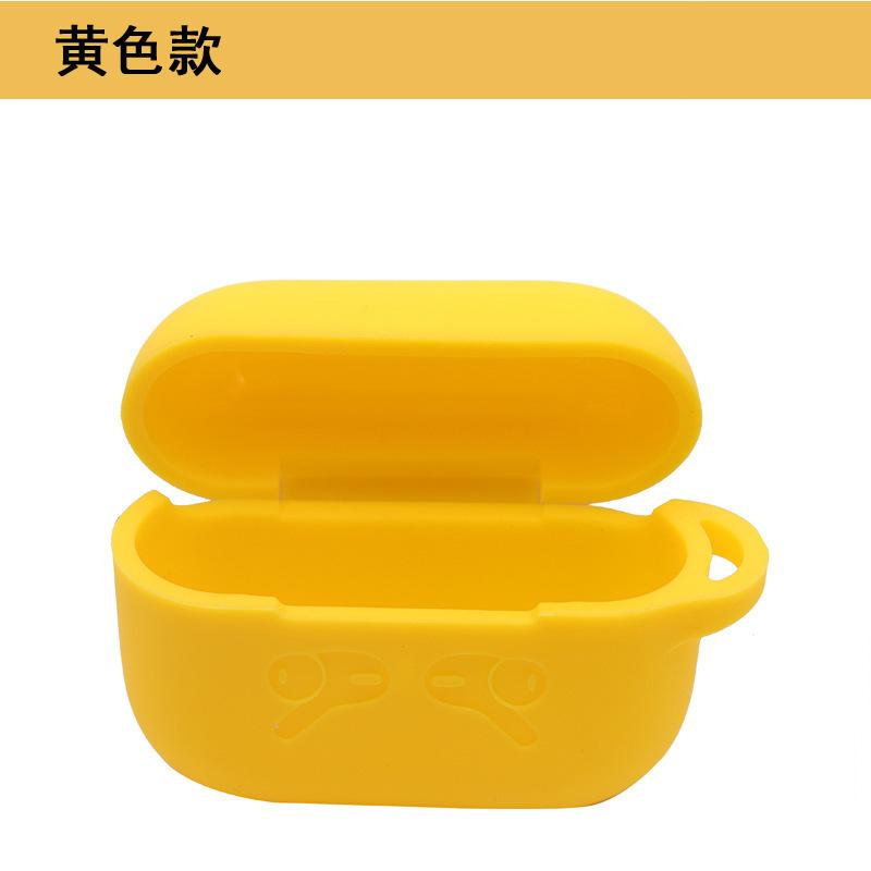 Silikonové pouzdro pro AirPods Pro proti pádu a proti poškrábání Nárazuvzdorný kryt s háčkem na klíče