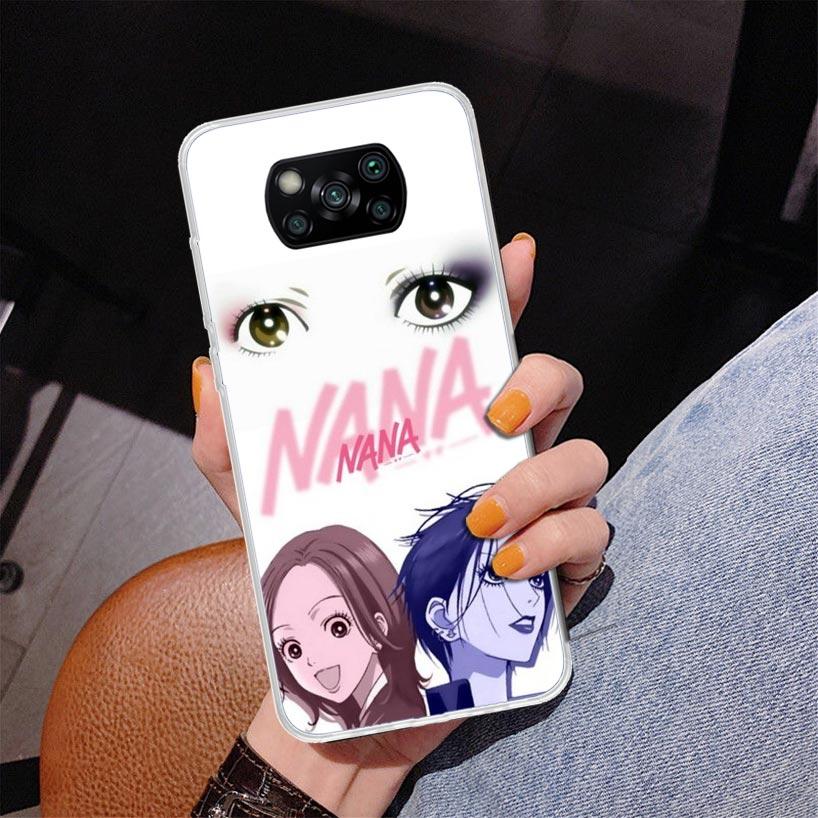 NaNa Osaki Anime Phnoe Case for Xiaomi Poco X5 X6 X7 Pro X4 Gt F7 Ultra M8 M7 Redmi 15C 15 13C 13 12C 12 Unique Cover Coque Poco