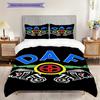 Blue Truck Mountain Road Bedding (1 * duvet cover + 2 * pillowcase, without core) 2D Flat Duvet cover and pillowcase Christmas birthday gift