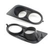Pair Black Front Bumper Car front Fog Light Lamp Cover For BMW E46 M3 99-06