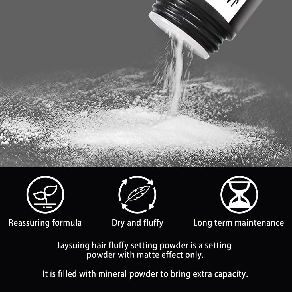 Jaysuing Volumizing Hair Powder for Men and Women Long-lasting and Natural-looking Hairstyl Air Fluffy Greasy Hair Quick Dry