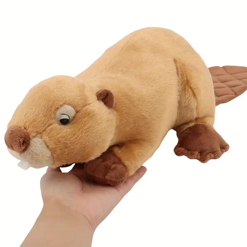 Lifelike Beaver Plush Stuffed Animal Beaver Plush Toy Home Decor Christmas Beaver Plush Thanksgiving Day Gift Best for Christmas