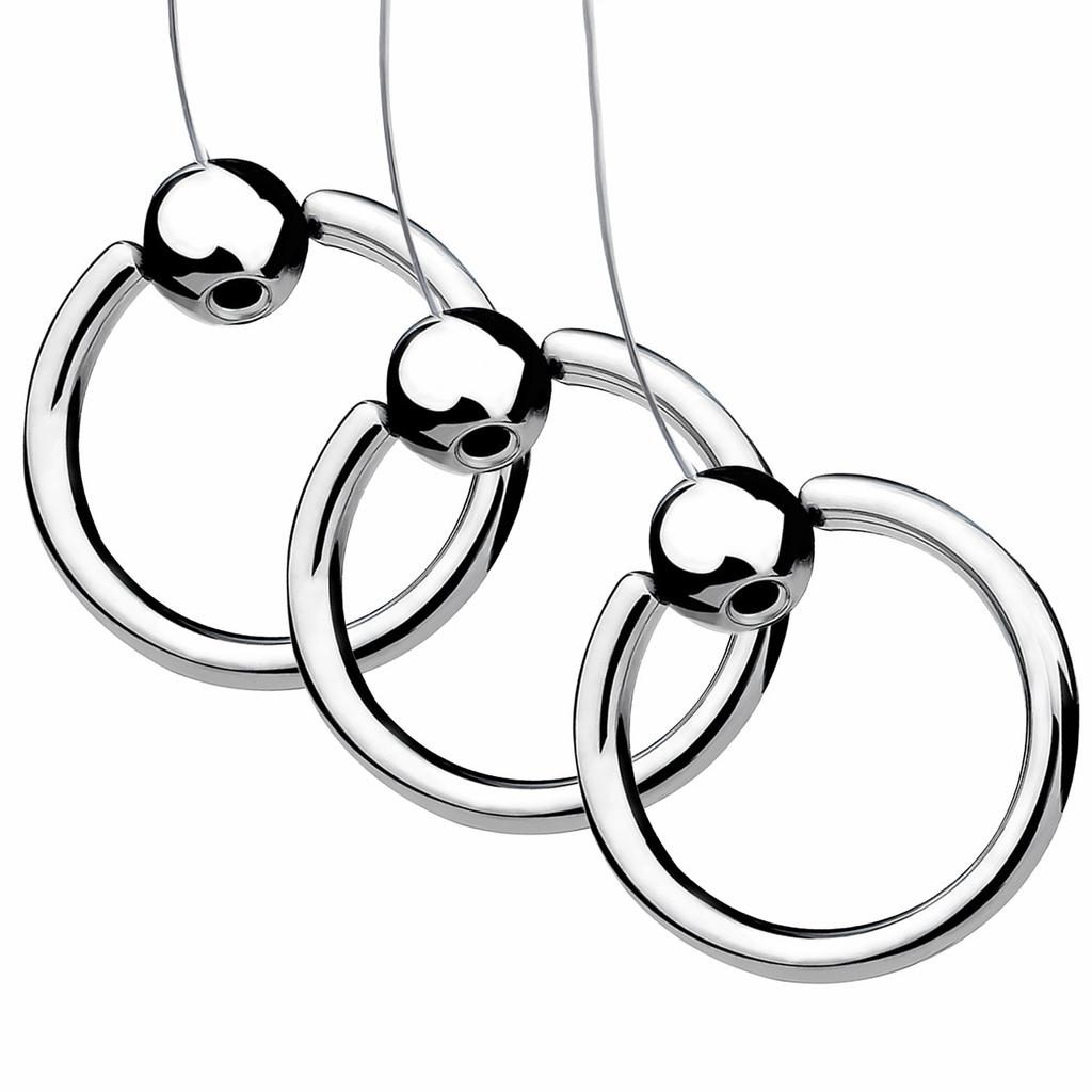 Men's Prostate Beads Massager Stainless Steel Anal Plug Metal Hollow Sex Toys Masturbator BDSM