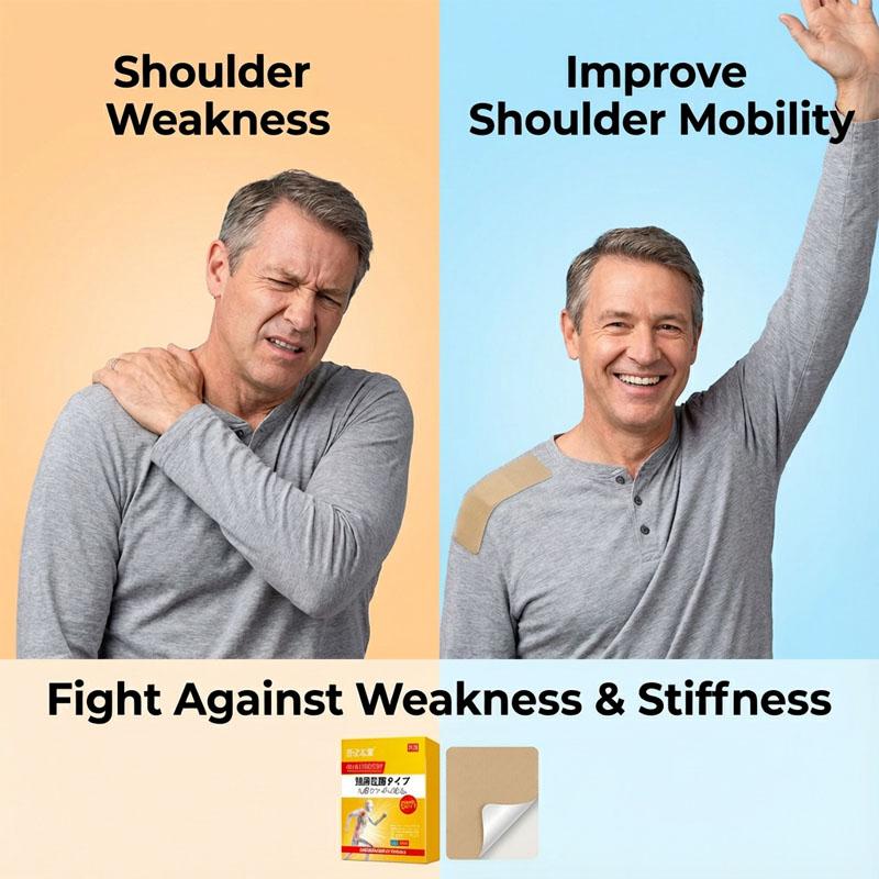 Spezialaufkleber für Rotatorenmanschettenverletzung und Riss, Geeignet für Gelenkschmerzen und Schulterschwäche