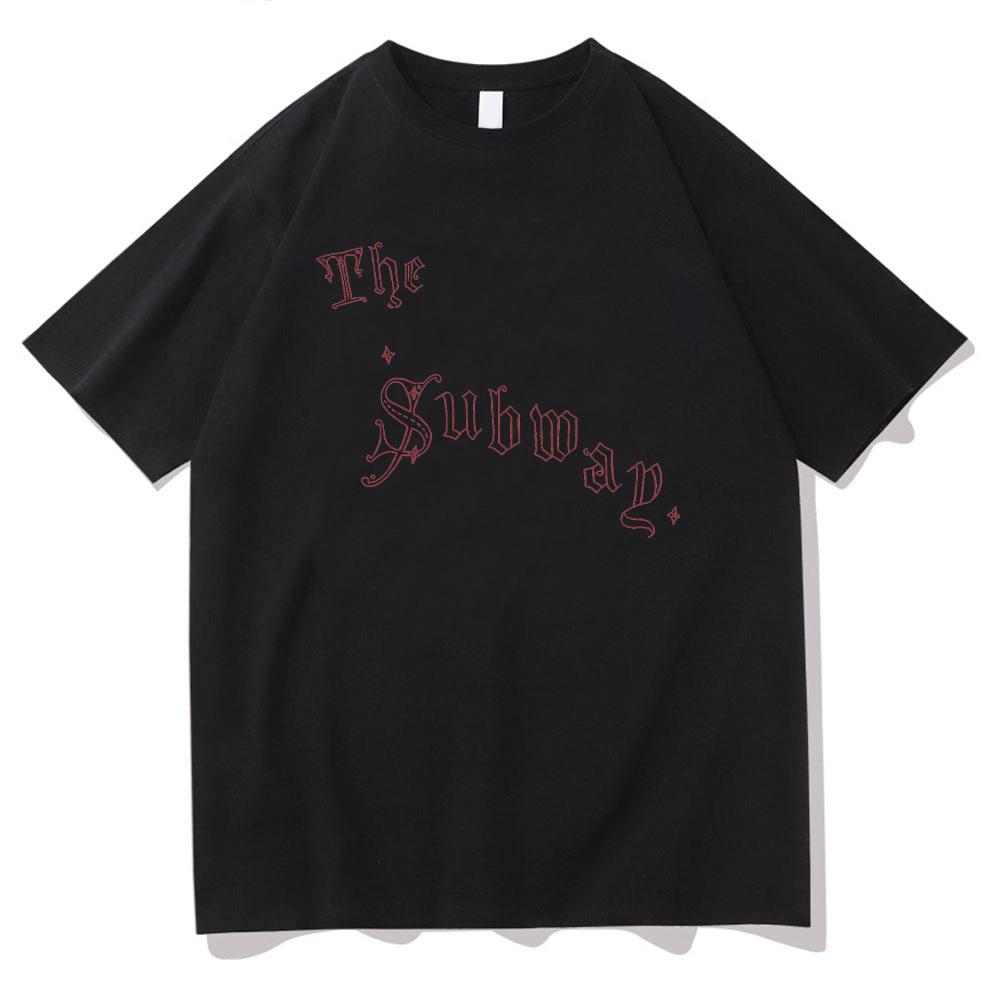 Chappell Roan The Subway Album T-shirts Chappell Roan Merch Gift for Fans Unisex O-Neck Shirt Summer Cotton Breathable Tee Tops S разноцветный