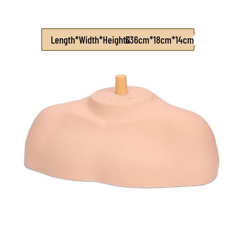 

Парикмахерская голова-манекен с плечами и подставкой - Прямые волосы