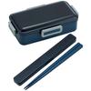 Skater Chopsticks 21cm Chopsticks Box Set Antibacterial Midnight Blue For Adults Men ABC45AG-A