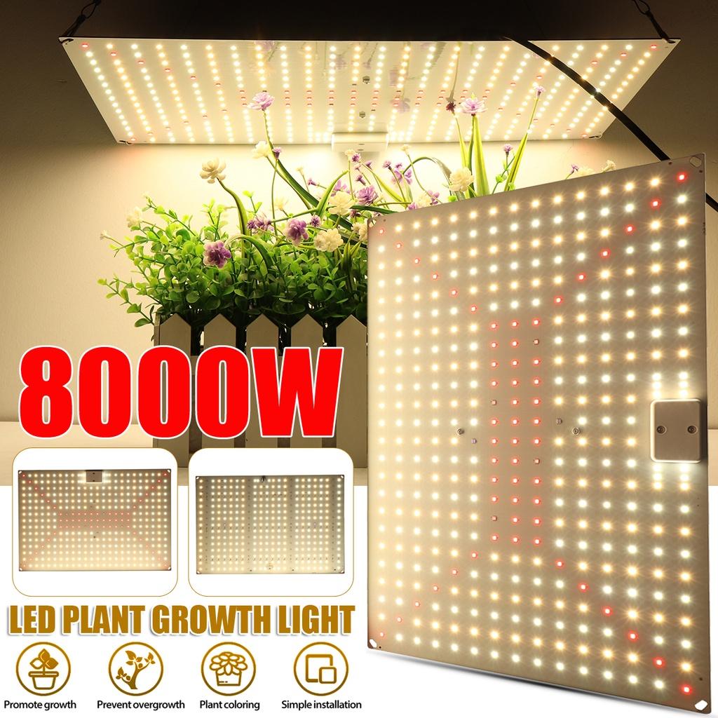 8000W LED Vollspektrumlampe Ultradünnes Wachstumslicht LED Pflanzenlicht Glühbirne Gewächshäuser Indoor Phytolampe Growzelt 45*30cm
