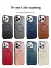 Zhi Chen Magnetische Anti-Fall-Hülle für iPhone 15 & 14 - High-End Lederschutzhülle