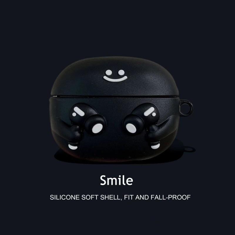 Roztomilé kreslené anime prase silikonové pouzdro pro HUAWEI FreeBuds 4i 5 5i Kryt pro HUAWEI Pro2 Pro3 Ochranný SE2 Kryt