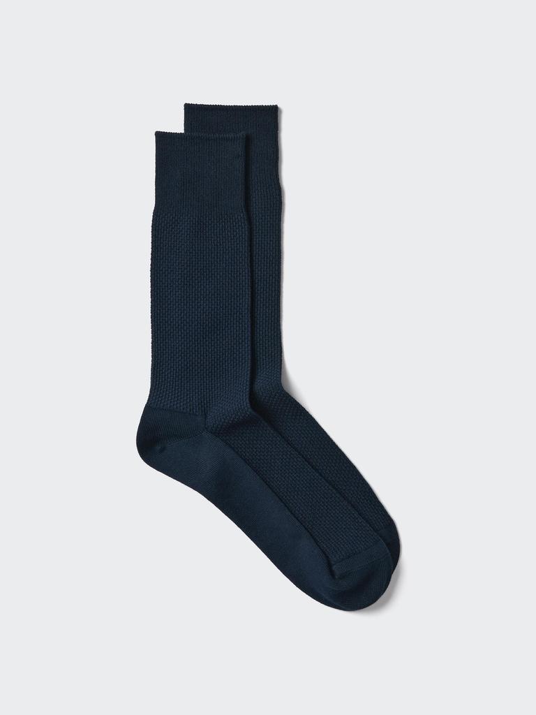 Uniqlo Supima Cotton Blend Pique Socks