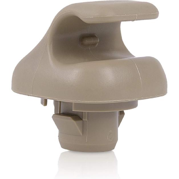 runmade Beige Sun Visor Hook Clip Bracket Hanger Compatible with Honda Accord Civic CRV Odyssey Pilot