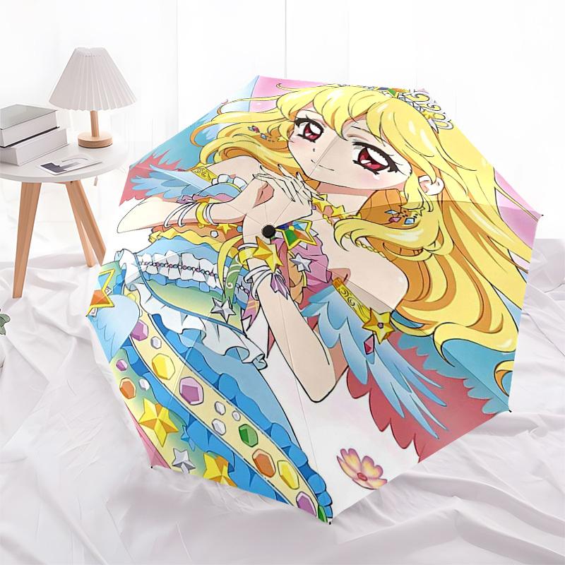 

1pc Princess Tutu Outdoor Umbrella - Automatic Opening/Closing, Portable 3-Fold Design, 8-Bone Iron Frame, Perfect Gift for Fans, Travelers, Daily Use