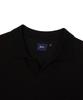YALE Heritage Dan Slit-Neck Pique Tee Black
