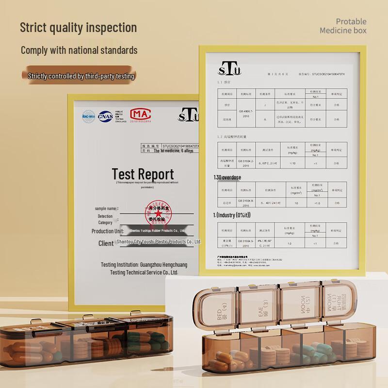 Vilscijon Portable Weekly Pill Organizer