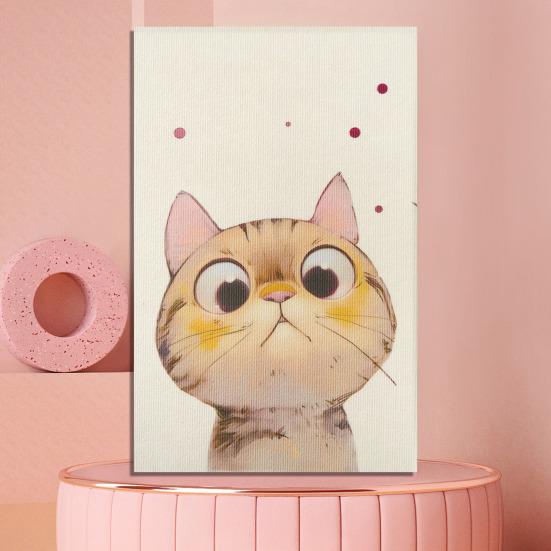 Wall Mounted Cat Scratcher Self-adhesive Cat Scratch Pad Cute Kitten Pattern Scratch Mat Protects Furniture And Walls for Indoor Cats Scratching