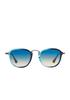 Dee Franklin Roller SQ Crystal Sunglasses, Blue/Glad Blue, DFSU78013-BLUE
