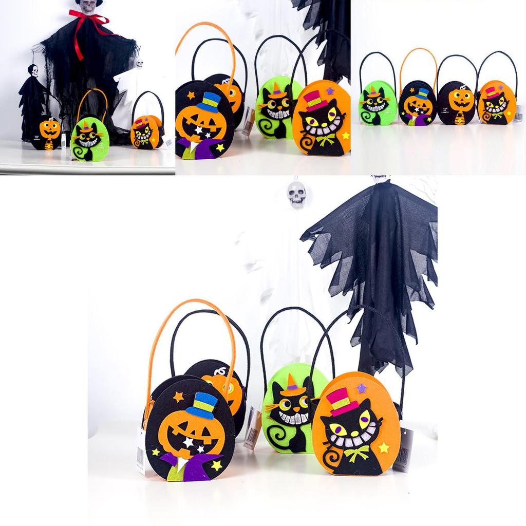 Urocza Halloweenowa Torba na Cukierki z Dyni DIY na Festywne Uroczystości Dziecięce