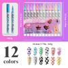 DIY Nail Pen, Painting And Doodling, Nail High-gloss Outlining Pen, Acrylic Pen Set, Colored Paint And Nail Pen,30ML