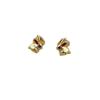 Glossy Metal Rabbit Stud Earrings - Minimalist, Cute, Light Luxury