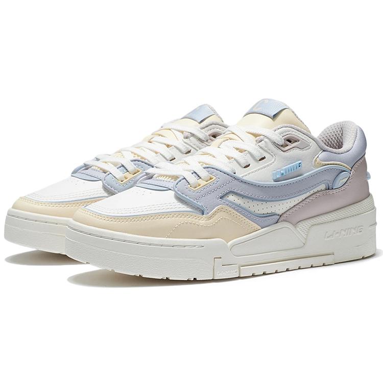 Li Ning 001 BTC Textile, Synthetic Leather Comfortable Slip Resistant Abrasion Resistant Low top Skateboard Shoes AGCS024-1